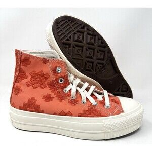 Converse Chuck Taylor All Star Lift High Bright Madder Womens Size 6.5